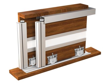 Sistem de glisare STS80R/PKM80R cu reglaj pentru 2 usi