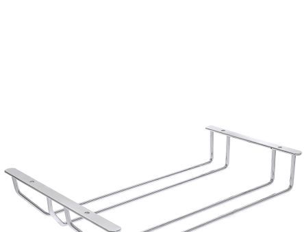 Suport bar pentru pahare 2 randuri, crom