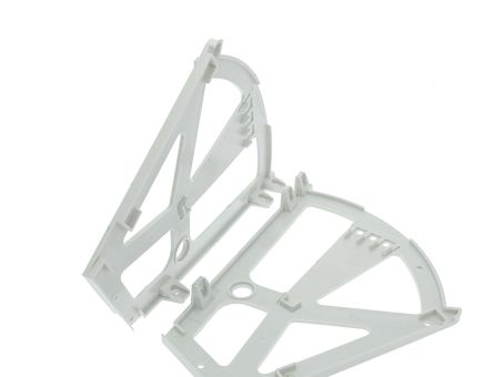 Suport pantofi din plastic, alb