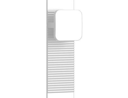 Maner Flow Beta din aluminiu 4251.21.032, alb mat