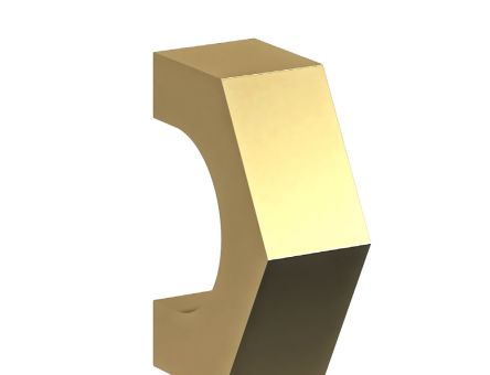 Maner Roy din aluminiu 1105.03.032, auriu lucios